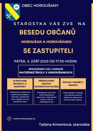 Beseda s občany