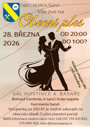 Obecní ples 28. března 