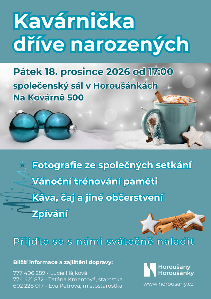 Kavárnička dříve narozených
